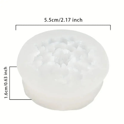 Lotus Flower Silicone Mold，For resin crafting - Suitable for candles、DIYCrafts、Valentine's Day、Mother's Day、Christmas Decorat