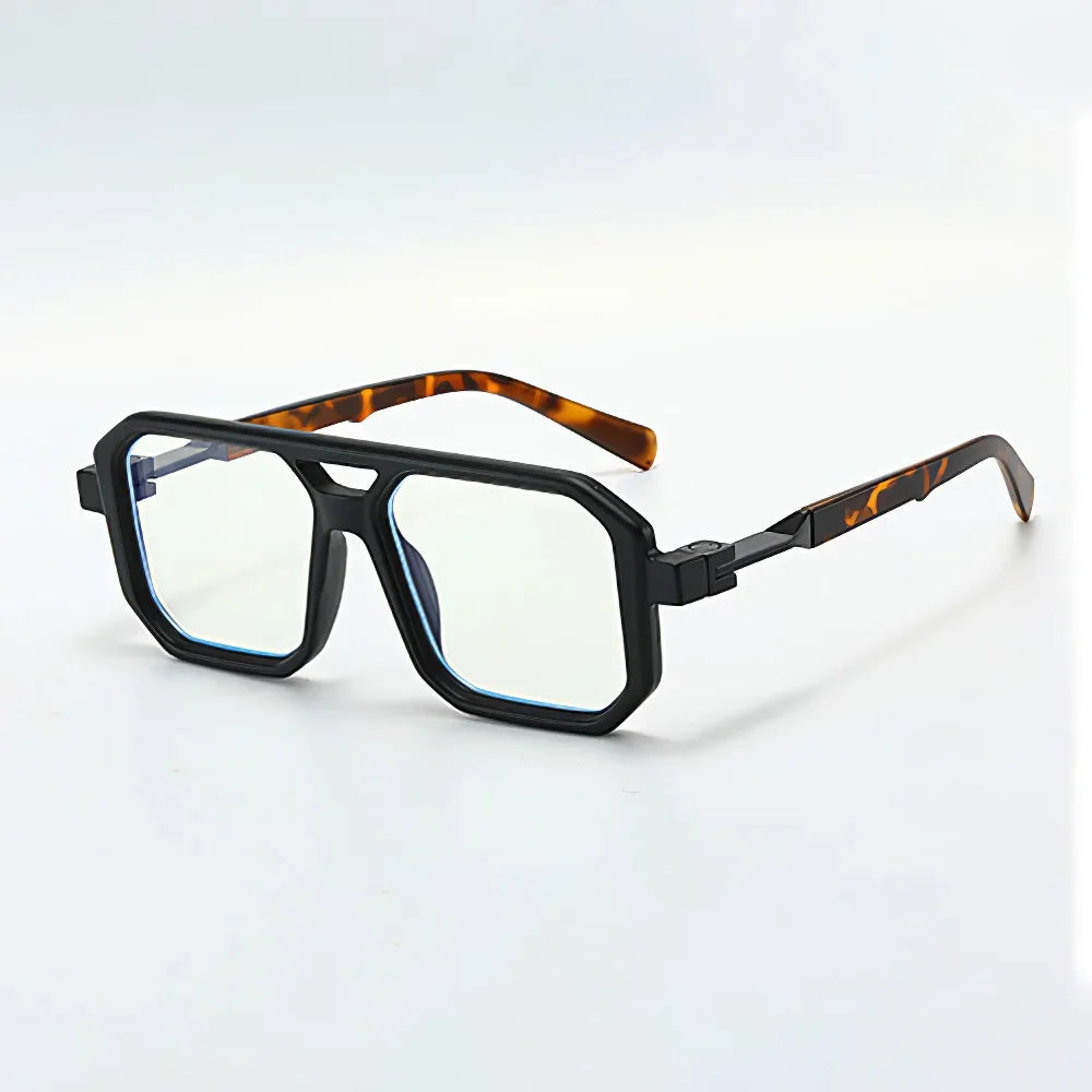 Light Frame Anti Blue Glasses Transparent Black Optical Glasse Women Men Square Eyewear Blocking eyeglasse Spectacle Eyeglass