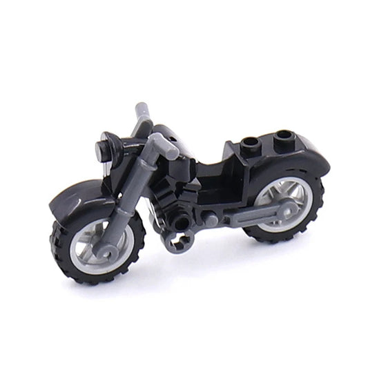 Military Weapon Motorcycle Many Colors Toys For Children Accessories War II Transportation Facility Militaries Compatible Blo