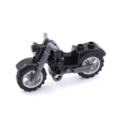 Military Weapon Motorcycle Many Colors Toys For Children Accessories War II Transportation Facility Militaries Compatible Blo