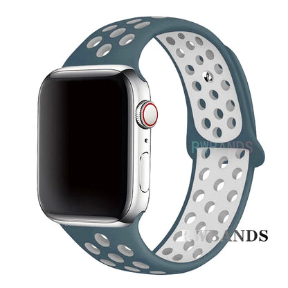 Sport Strap for Apple Watch Band 46mm 44mm 40mm 42-38-41mm 45mm Breathable Bracelet iWatch Series 10 9 8 7 6 SE 5 3 Ultra 2 4