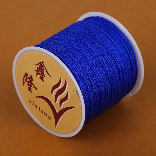 40m/lot 0.8mm Cotton Knotting Macrame Cord Nylon Thread String DIY Beading Braided Bracelet Jewelry Making - 13