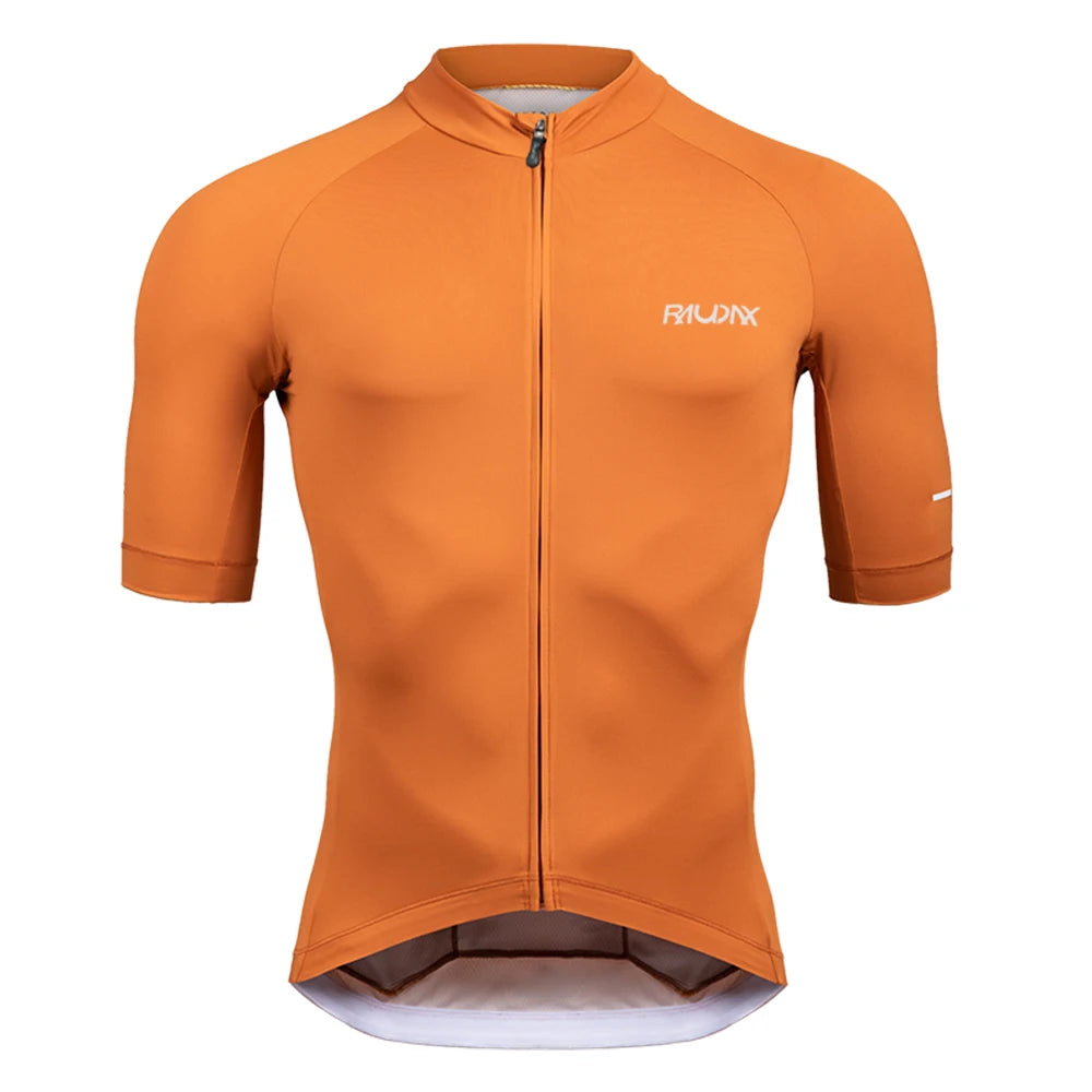 New Raudax Cycling Jersey 6 Colour Cycling Racing Tops Short Sleeve Bike Jersey Road Cycling Shirts Summer Bicycle Jerseys - 