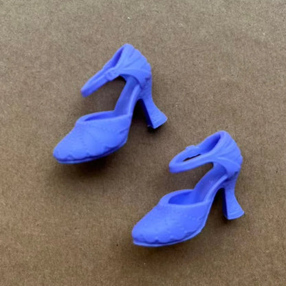 1/6 Monster Doll Boots Sandals Original Doll Shoes Unique Personality Toy Accessories for Collectible Figures - Blue (Style N