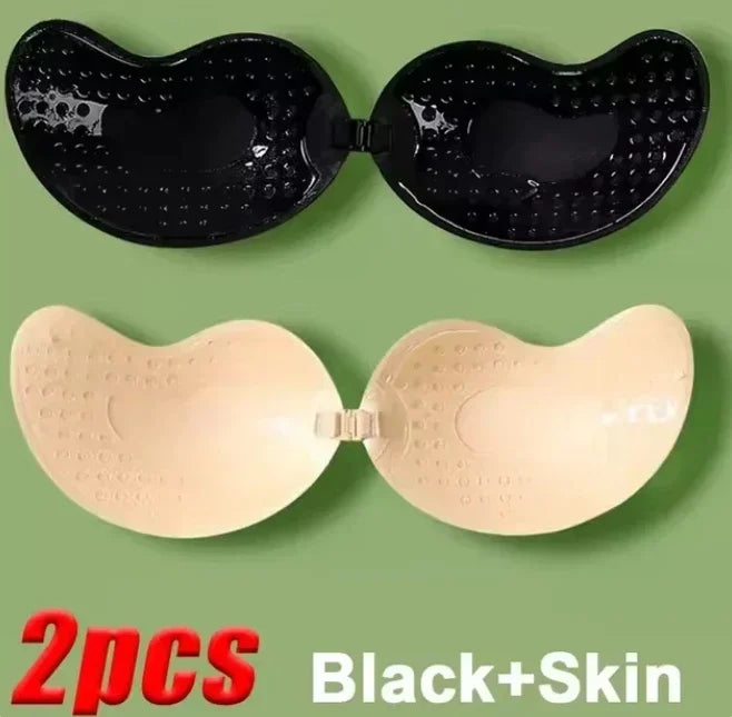 Invisible Strapless Adhesive Stick Bra Breast Tape Push Up Bras Women Lingerie Seamless Silicone Nipple Covers Bralette Pasti