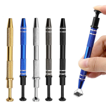 EVISPOL 1Pc Four Claws Bead Pick-up Tool, Diamond Gem Prong Holder Tweezer, Body Piercing Jewelry Grabber Catcher Sprinkle Pe