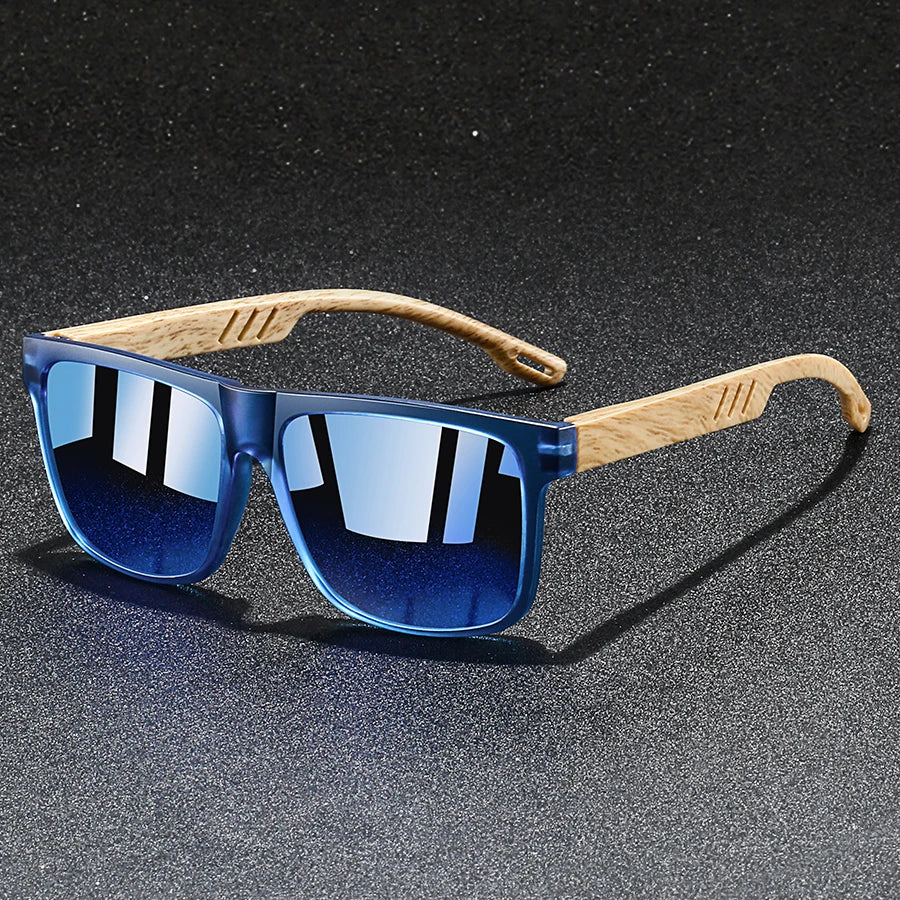 Fashion Vintage Square Square Frame Sunglasses Men Women Fishing Driving Man Designer Sun Glasses Eyewear