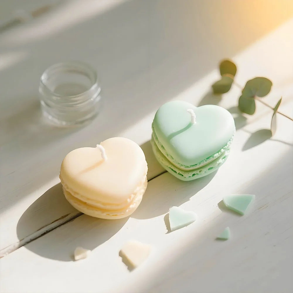 Macaron 3D Silicon Mold for Candle Soap Making Fondant Cake Molds Chocolate Candy Dessert Decor DIY Art Crafts Baking Mould T