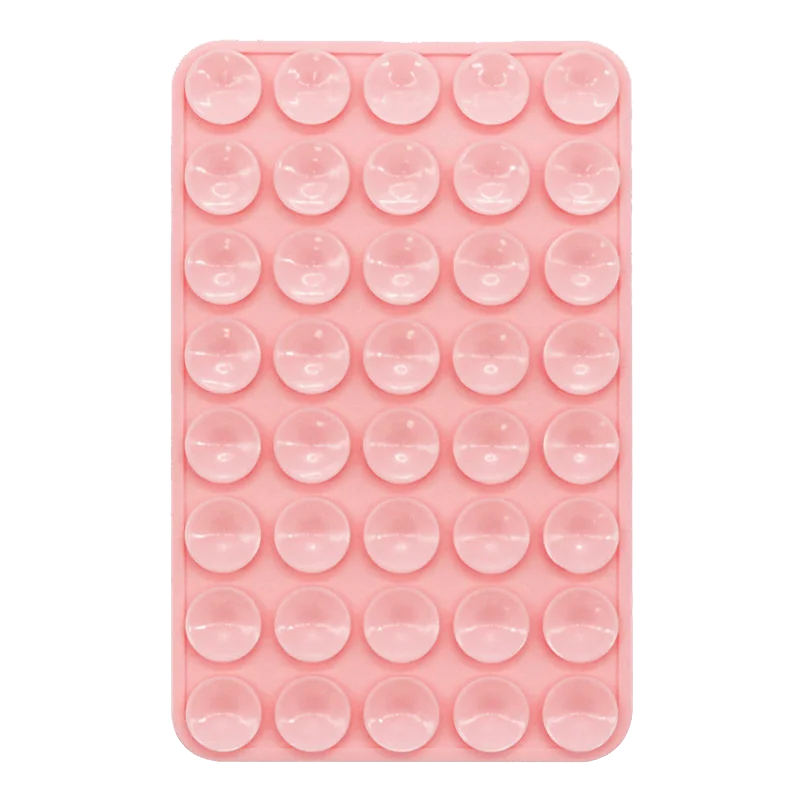 Double Sided Silicone Suction Cup Phone Case Detachable Stand Silicone Rubber Sucker Pad For Selfies And Videos Fixed Pad - L