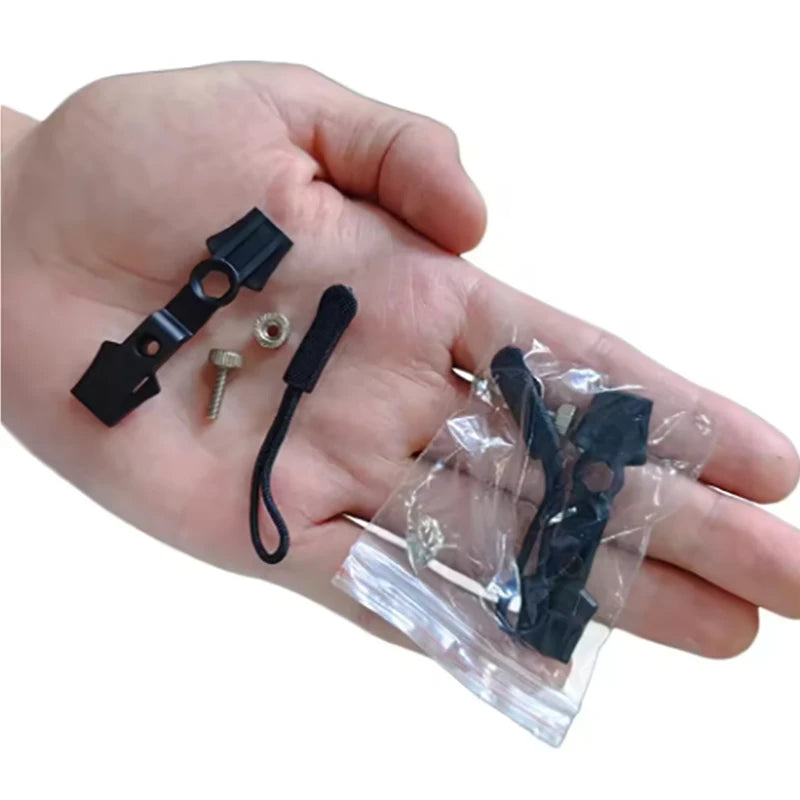 ‌12/6Pcs Universal Instant Zipper Repair Kit With 3 Sizes Detachable Slider Heads-Reusable No-Sew Fix for Jackets,Bags,Coats‌