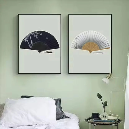 Folding Hand Fan Weddings Traditional Chinese Japanese Korean Art Craft Gift Bamboo Room Dance Props Wood Fans Home Decoratio