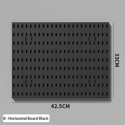 Home Study Storage Pegboard: Suitable for Displaying Figurines, Desk-Top Standing & Clip-On Storage for Furniture Items