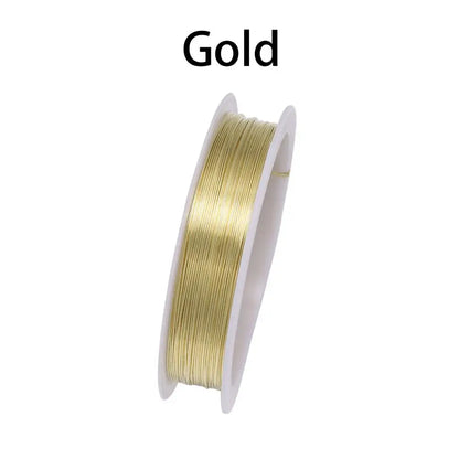 Copper Beading Wire, Flexible Jewelry Making Wire, 0.2mm to 1mm Copper Wire for Bracelets, Necklace DIY, Bead Weaving and Wir