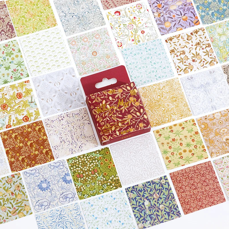45pcs/lot Van Gogh Famous paintings Mini Box Stickers Vintage Paper Stationery Sticker Set For Diy Scrapbook Card Making Craf