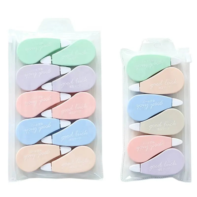 6pc Set Correction Tape Kawaii Mechanical Cute Design Correction Tape - Perfect for Decorating Diaries and School Supplies - 