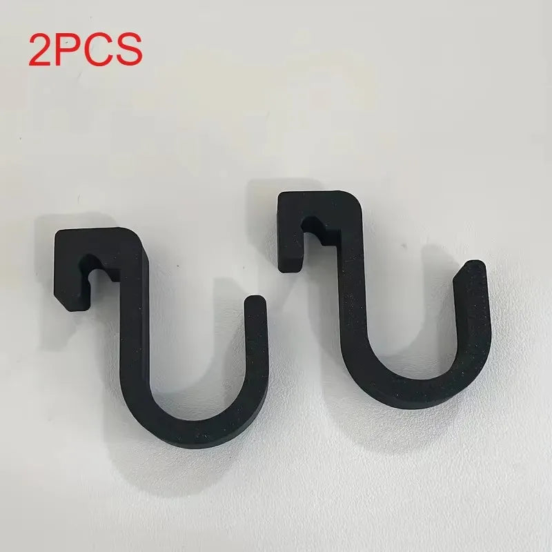 2Pcs Car Umbrella Hooks - Trunk Hangers, Universal for Sedans with No-Drill Installation, Multi-Functional Seat Back Storage 