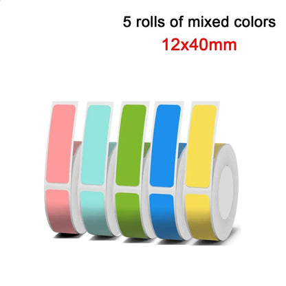 MarkLife P15 Thermal Label Printer Mini Portable Wireless Bluetooth-compatible Labeling Sticker Machine for Home Office - 5 r
