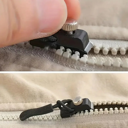 5pcs Zipper Repair Kit - Detachable Zipper Pulls for Bags, Coats, Clothes, Shoes, No Tools Needed, Replacement Zipper Heads