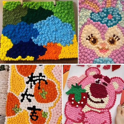 30-300Pcs Soft Pom Poms Fluffy Balls Pompon Mixed 40Colors Pompom Fur Ball for Kids DIY Craft Wedding Decor 8/10/15/20/25/30m