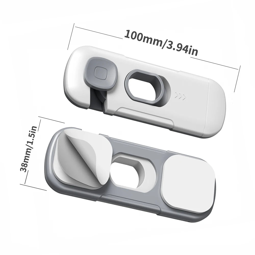 1/2/3/5pcs Child Safety Cabinet Lock Security Protection Home Refrigerator Safety Buckle Baby Anti-Pinch Hand Drawer Door Loc