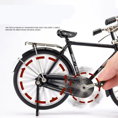 Nostalgic retro style Assembled DIY bicycle 28 bicycle Alloy Bicycle Model Toy DIY Model Ornaments Toy