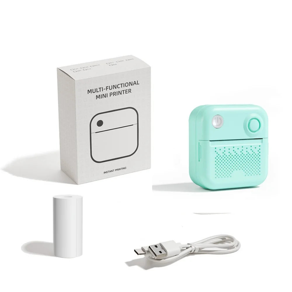 Dolewa D3 Portable Printer Thermal Paper Stickers Paper Mini Printers Labels Maker Printer for Error Printing Photo Printing 