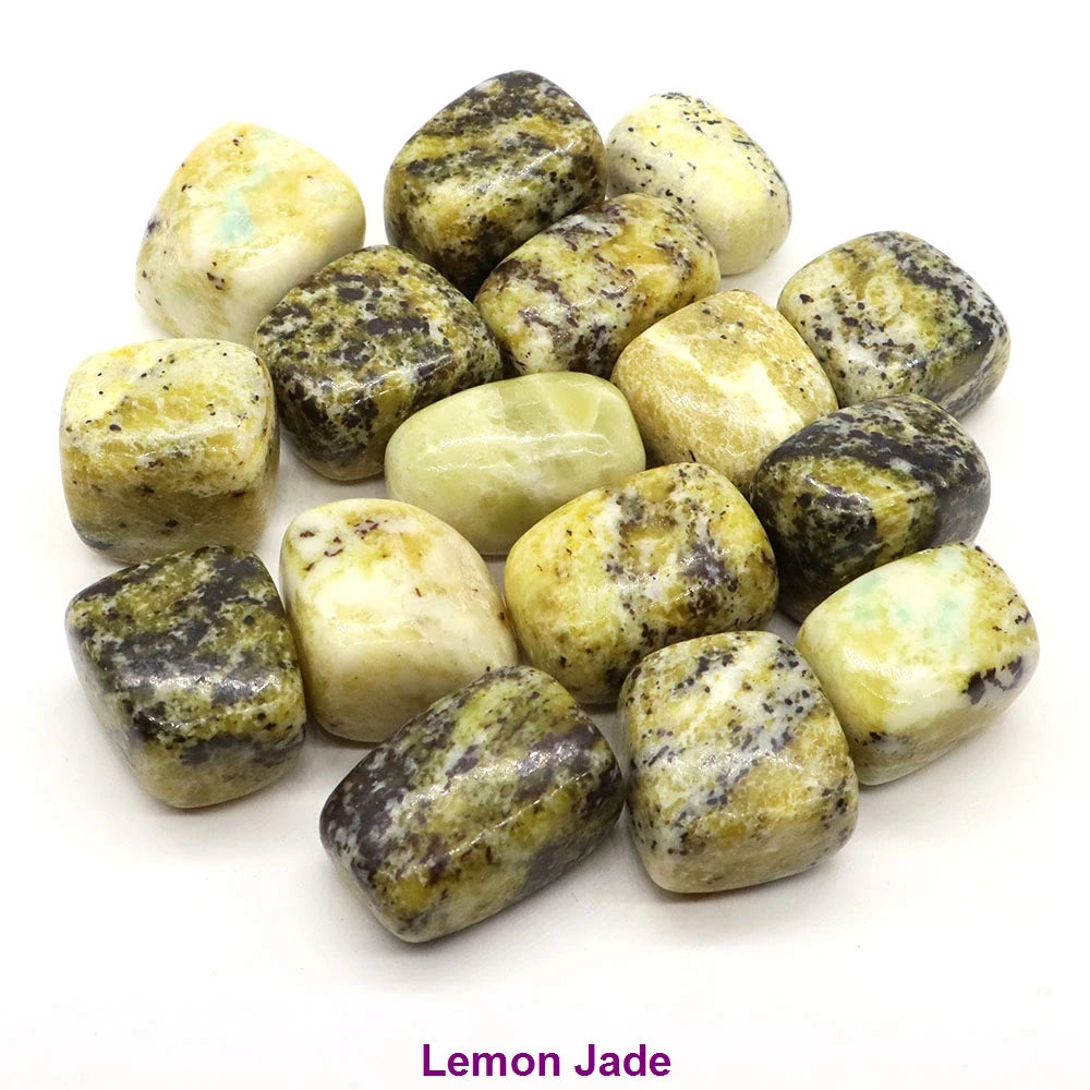 Natural Tumbled Stones Healing Crystal Reiki Quartz Gems Bulk Ore Gravel Energy Mineral Specimen Tank Aquarium Garden Home De