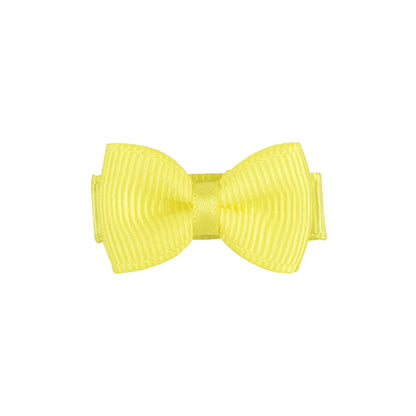 1.2 Inches Solid Colors Mini Hair Bows With Clip For Kids Girls Hairgrips Ribbon Covered Safety Bows Headwear Hair Accessorie