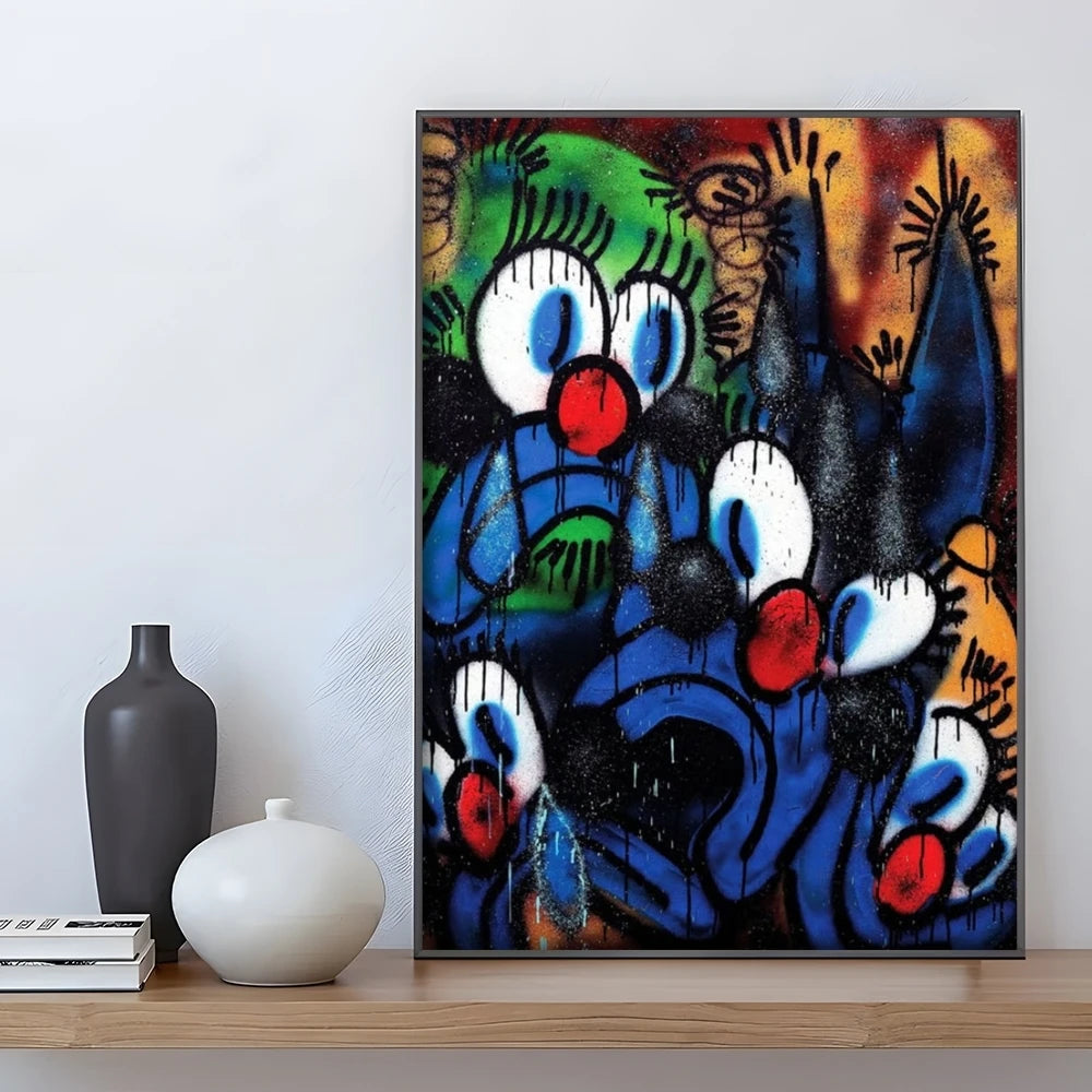 Abstract Art O-Olaolu S-SSlawn Poster HD Art Mural Wallart Waterproof Vintage Print Decor for Home Decoration DIY Durable