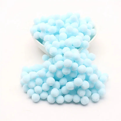 15g Fluffy Soft Pompom 8 Mm 10 Mm 15 Mm 20 Mm 25 Mm 30 Mm Plush Pompom DIY Home Decoration Crafts Toys - 25 / 8mm 15g