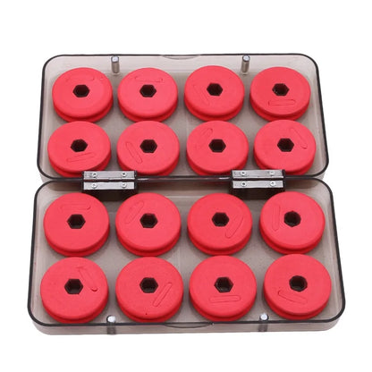 Rainbow Fishing Main Line Box Winding Board High Quality Fishing Box Fishing Tools 6-10 Spindle Silicone Main Spool - 16 Spoo