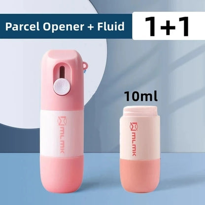 Thermal Paper Correction Fluid with Unboxing Knife Portable Durable Thermal Paper Data Identity Protection Fluid Eraser - 1 P