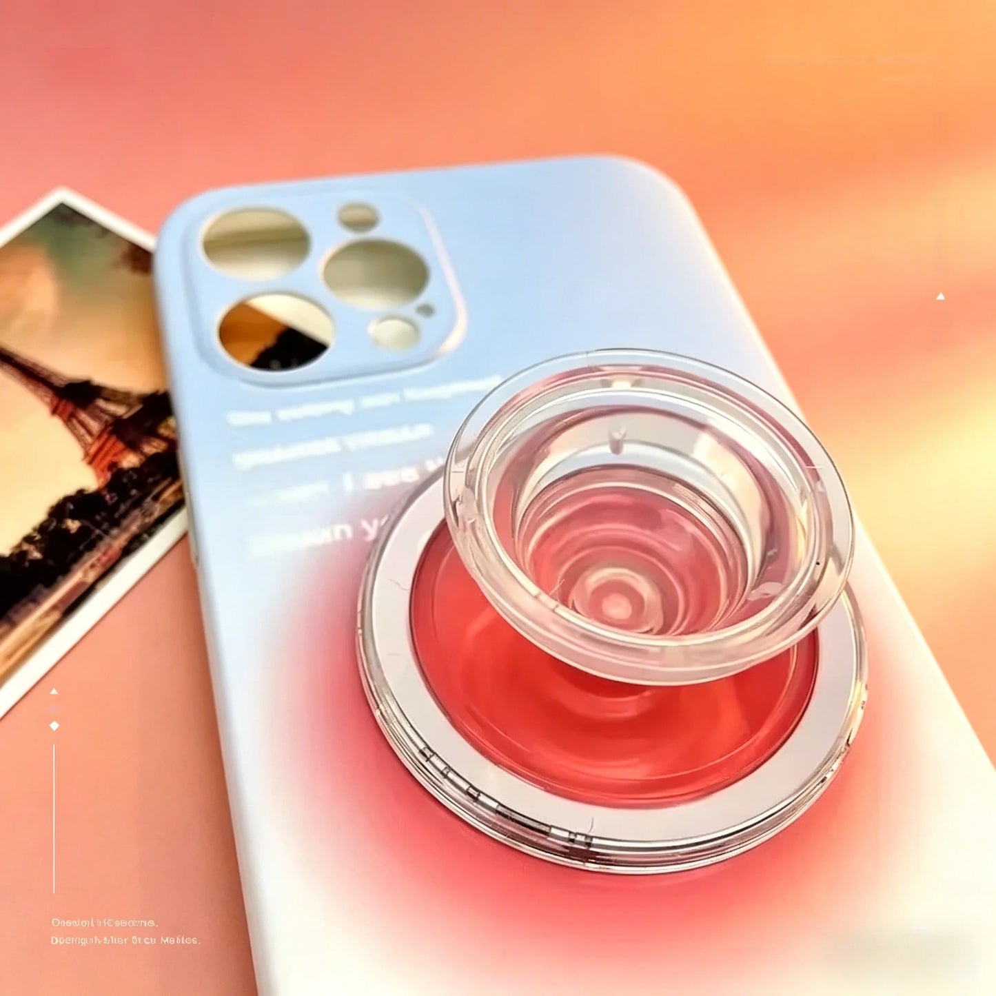 Magnetic Safe Ring Finger Expanding Stand Folding Mobile Phone Grip Holder Socket Pocket Support for iPhone Mac Samsung Xiaom