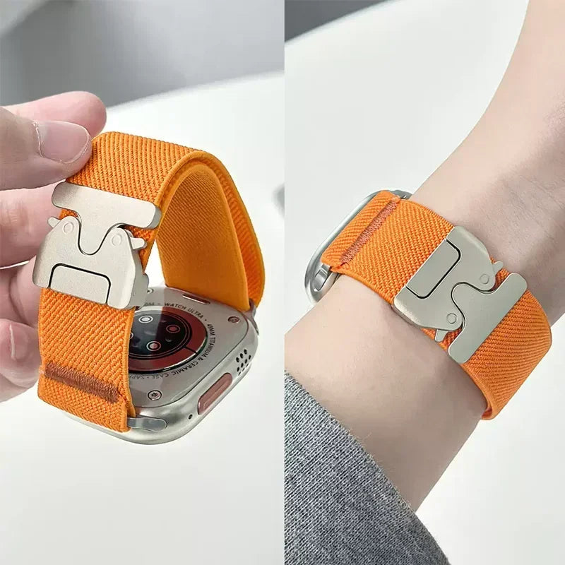 Parachute Straps For Apple Watch ultra 2 Band 49mm 45mm 46mm 44mm 42mm 40mm 41mm correa Bracelet IWatch Series 10 9 8 7 6 3 S