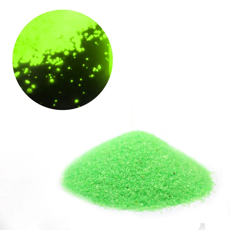 1Bag Luminous Particles Sand Colorful Fluorescent Glow Powder Glow In The Dark Home Christmas Party Decor DIY Decorations - g