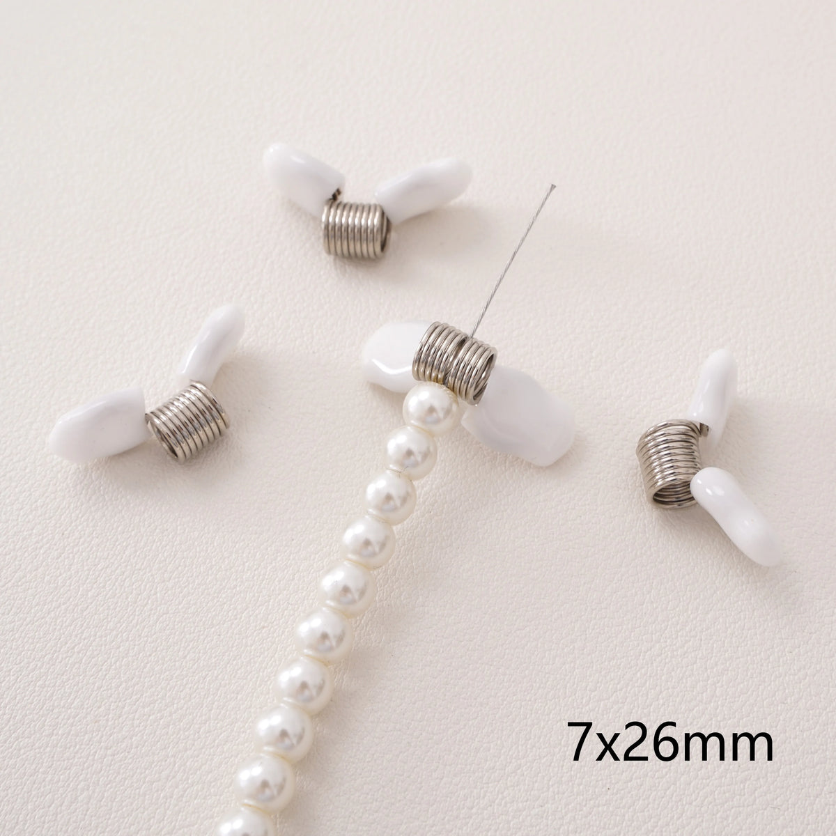 1pcs Bead Stopper Spring Clip Creative Bead Wire End Jewelry Making Tool DIY Bracelet Necklace Tool for Handmade Jewelry - 1p