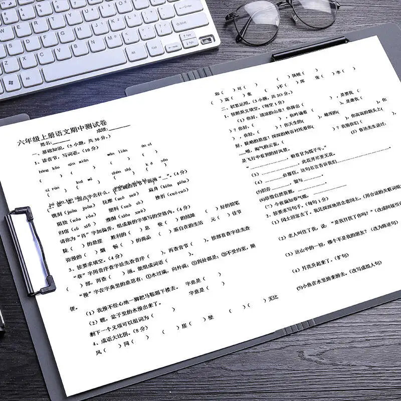 Contract Artifact A4 Student Double-Headed Speech File Folder Exam Paper Stationery Office Organizer