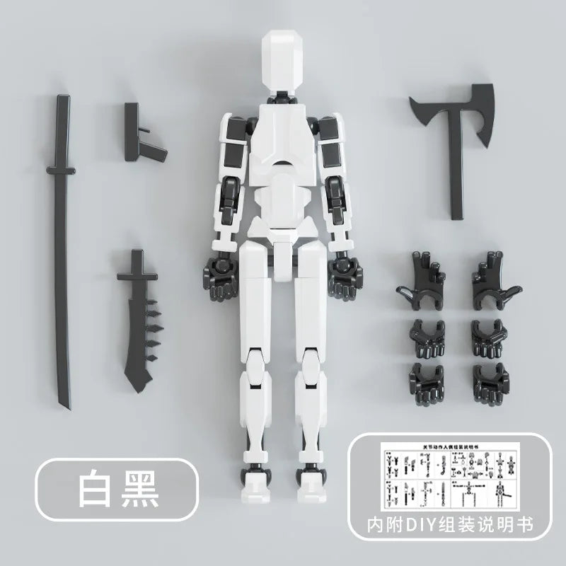 3D Printed Mannequin Action Figures Toys Dummy 13 Shapeshift Robot Multi-Jointed Movable Kids Adults Parent-children Games Gi