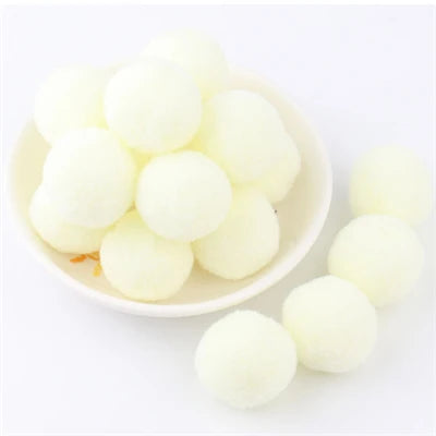 Soft Pompom Fluffy Pompones Plush Craft Pom Poms Ball Furball mini 8mm to 30mm Pompon Christmas Decoration Kids Toys crafts