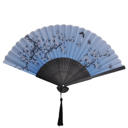 Folding Hand Fan Weddings Traditional Chinese Japanese Korean Art Craft Gift Bamboo Room Dance Props Wood Fans Home Decoratio