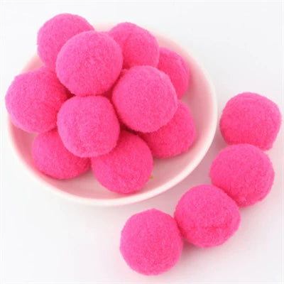 Soft Pompom Fluffy Pompones Plush Craft Pom Poms Ball Furball mini 8mm to 30mm Pompon Christmas Decoration Kids Toys crafts -