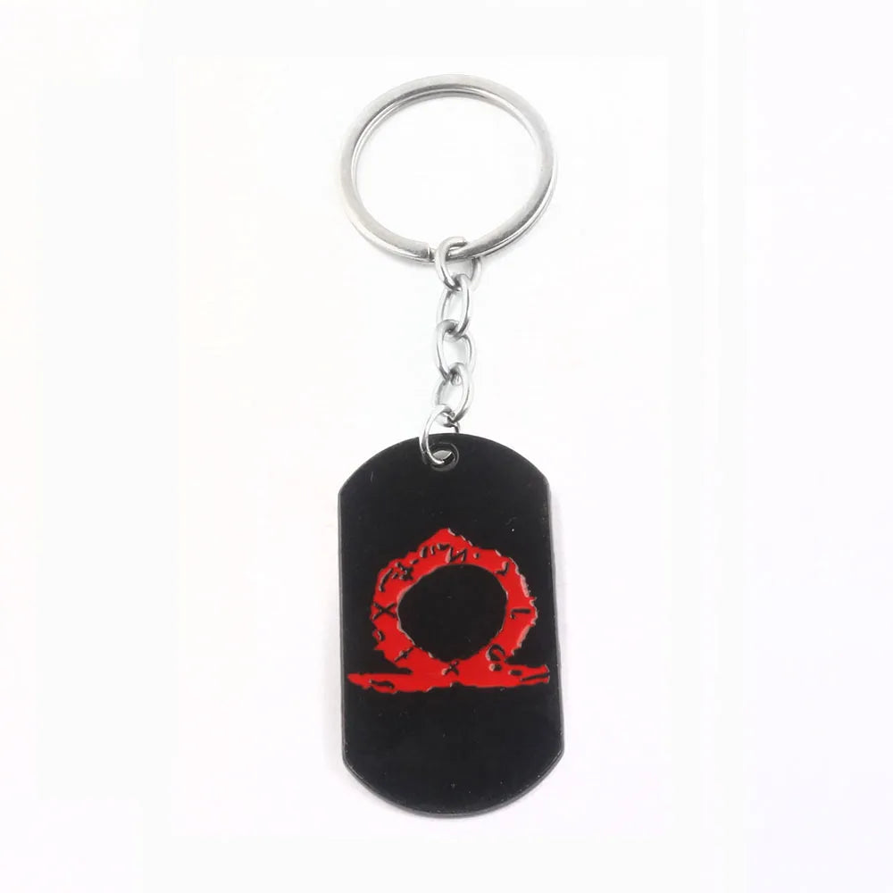 New God of War 4 Kratos Sword Keychain Pendant Keyring Jewelry Men And Women Car key chain Accessories - Keychain A