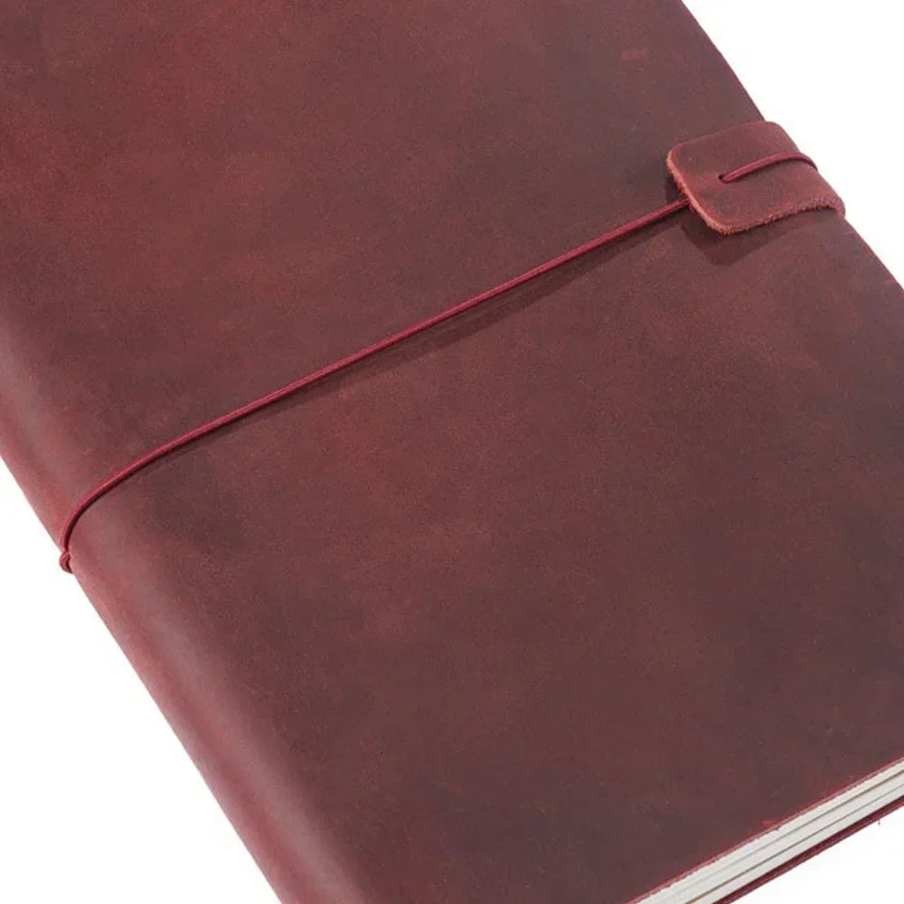 Moterm 100% Genuine Leather Notebook Handmade Vintage Cowhide Diary Journal Sketchbook Planner TN Travel Notebook Cover