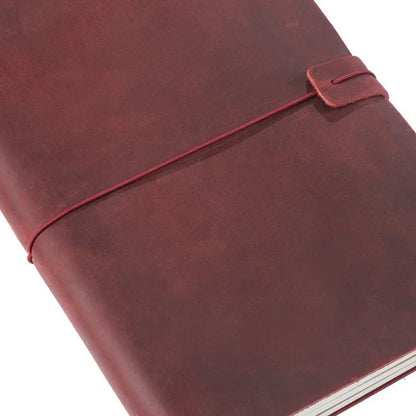 Moterm 100% Genuine Leather Notebook Handmade Vintage Cowhide Diary Journal Sketchbook Planner TN Travel Notebook Cover