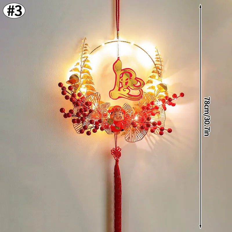 Vietnamese Spring Festival Decorations Paper Flowers Hanging Ornament 2026 New Year Home Decoraitons Room Wall Decor - S18