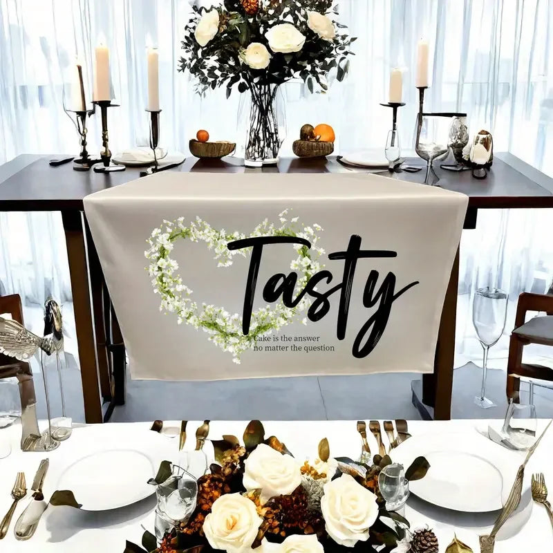 Customizable Table Runner - Ideal for 4 Seasons, for Weddings, Birthdays, Anniversary, Halloween, Christmas & Holidays Decor