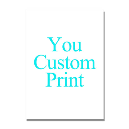 Custom Print Canvas Painting By Your Photo Canvas Poster Personal Gift Customize Figure Animal Pets Pictures Home Decor Print