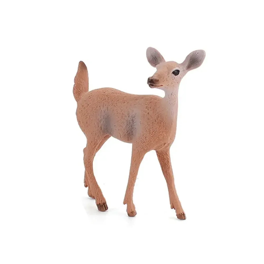 Realistic Animal Model Simulated Poultry Miniatures Farm Dog Duck Cock Figurines Creative Education Kids Gift for Children - 