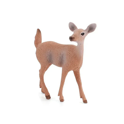 Realistic Animal Model Simulated Poultry Miniatures Farm Dog Duck Cock Figurines Creative Education Kids Gift for Children - 