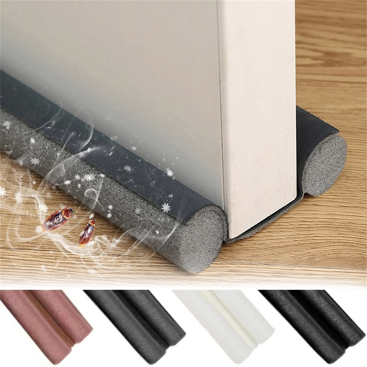 Door Draft Stopper 36inch Under Door Draft Noise Blocker Window Breeze Blocker Adjustable Door Sweeps Draft Seal Window Seale